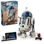 LEGO Star Wars R2-D2 Model Kit, Kids' Toy for 10+ Year Old Boys & Girls, Droid Figure with a 25th Anniversary Darth Malek Minifigure and Decoration Plaque, Memorabilia Set for Home Decor 75379